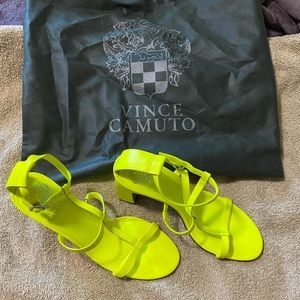 Vince Camuto neon heels